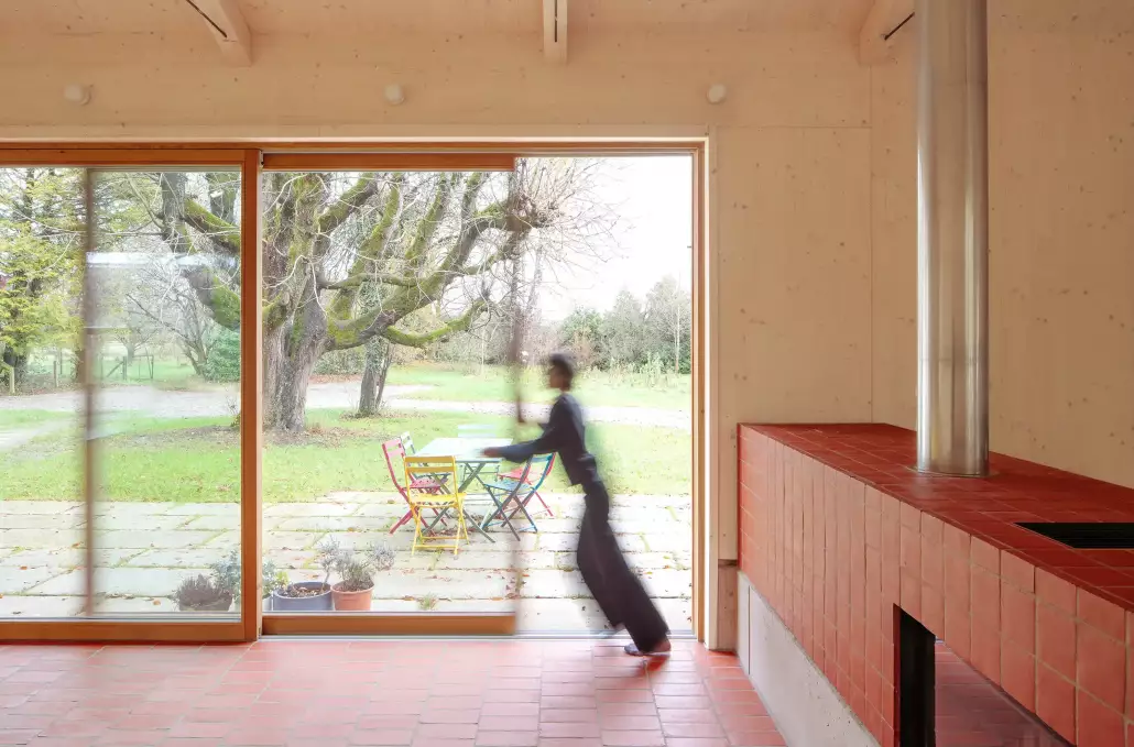 Schiebetür zur Terrasse im Projekt Anbau - Umbau - Einbau